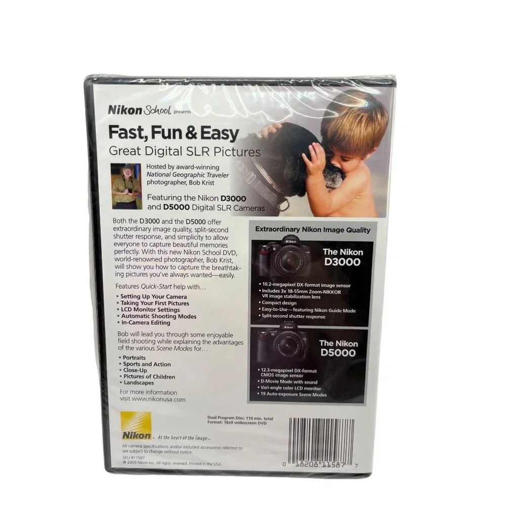 Nikon School Presents Fast Fun & Easy Great Digital SLR Pictures DVD